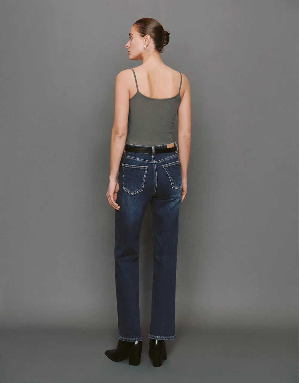Basic V-Neck Knitted Cami Top