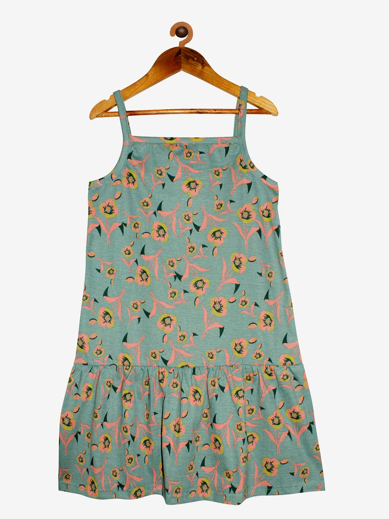 Girls Strap Dress with frill - Pack of 2
