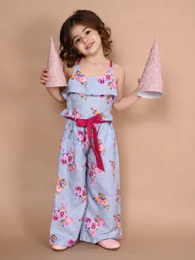 Grey Floral Funky Coordinated Clothing Set