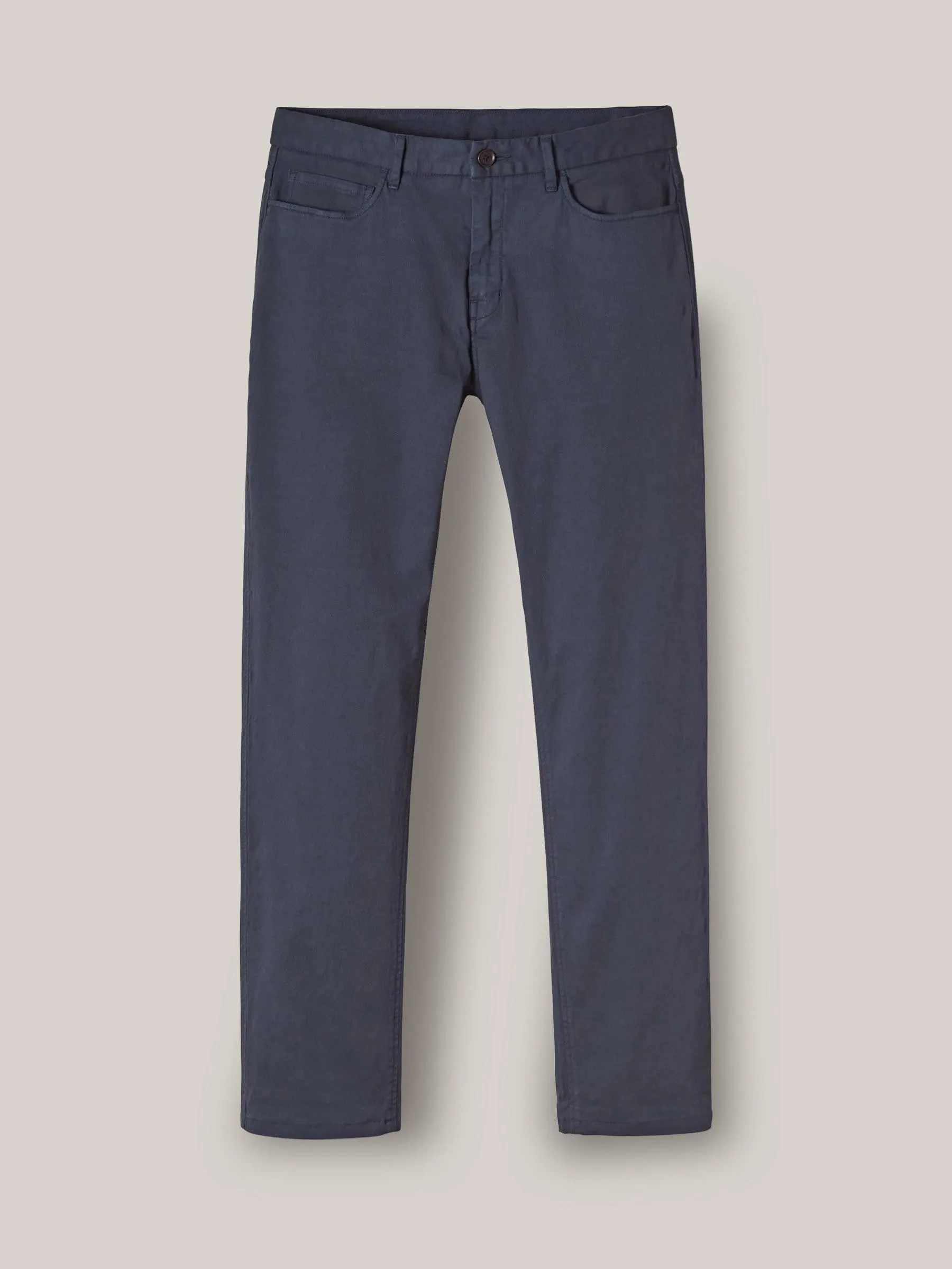 Navy Vintage Canvas 5-Pocket Pant